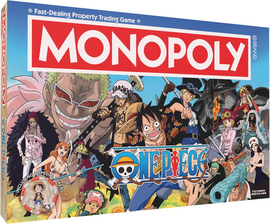 Monopoly: One Piece Edition Board Game | Buy, Sell, Trade with Popular Characters from The Manga & Anime Series | Featuring 9 Miniature Tokens | Officially Licensed Merchandise and Collectible