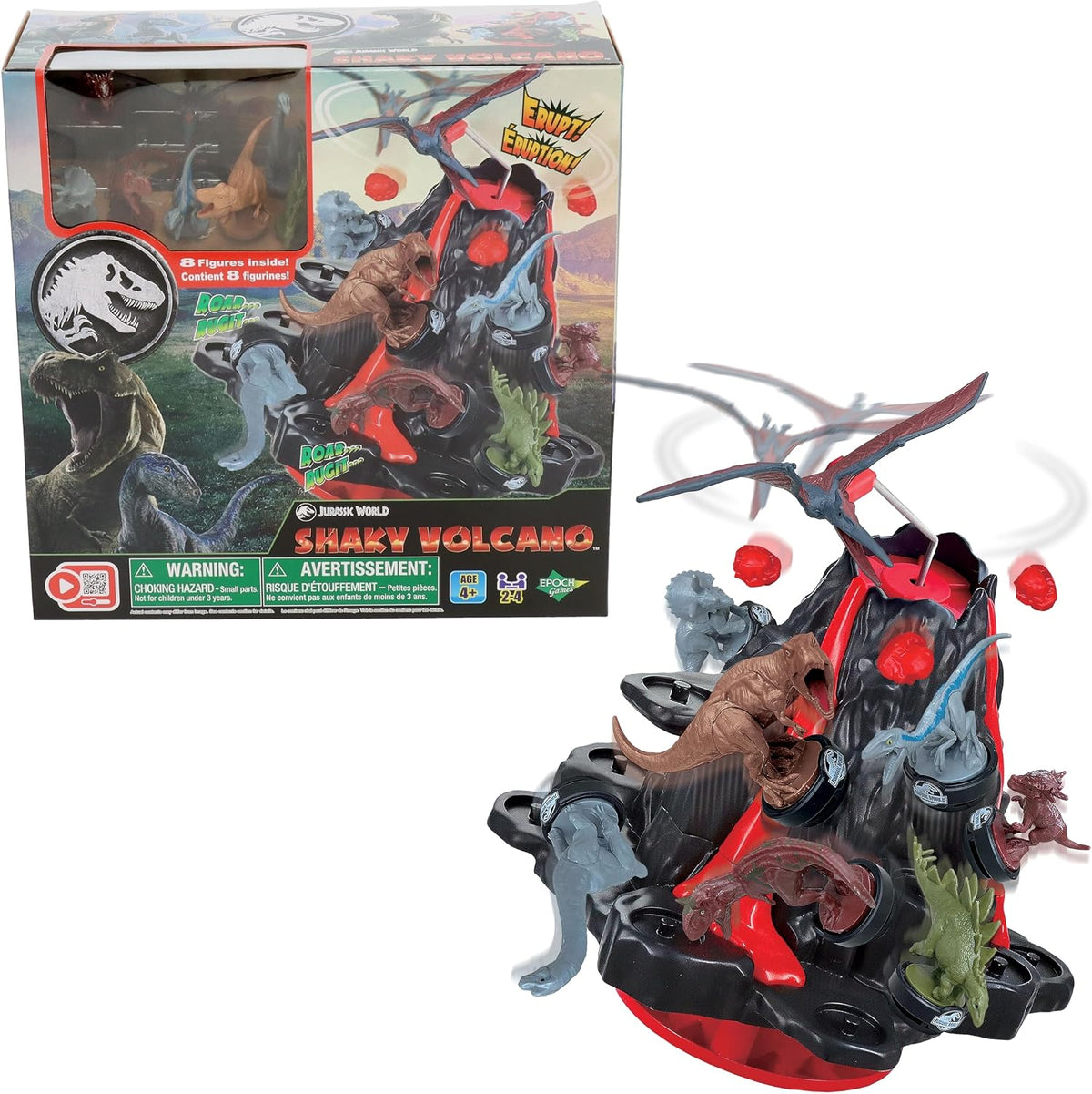 EPOCH Games - Jurassic World - Shaky Volcano Tabletop Game