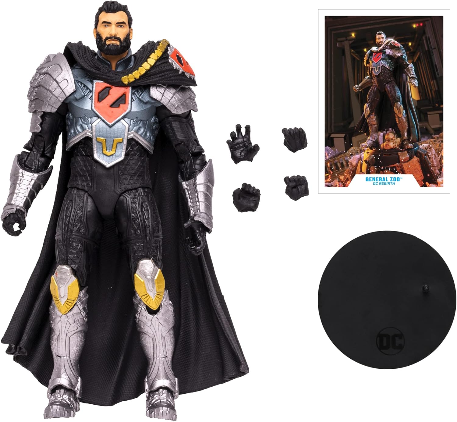 McFarlane Toys - DC Multiverse General Zod 7" Action Figure with Accessories