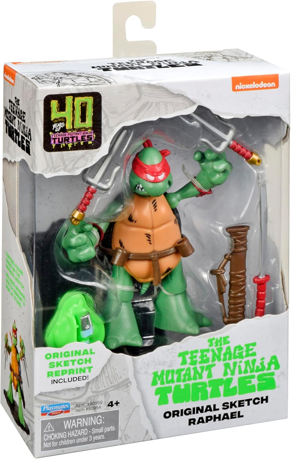 TMNT Classic Sketch Turtle FIG Raphael