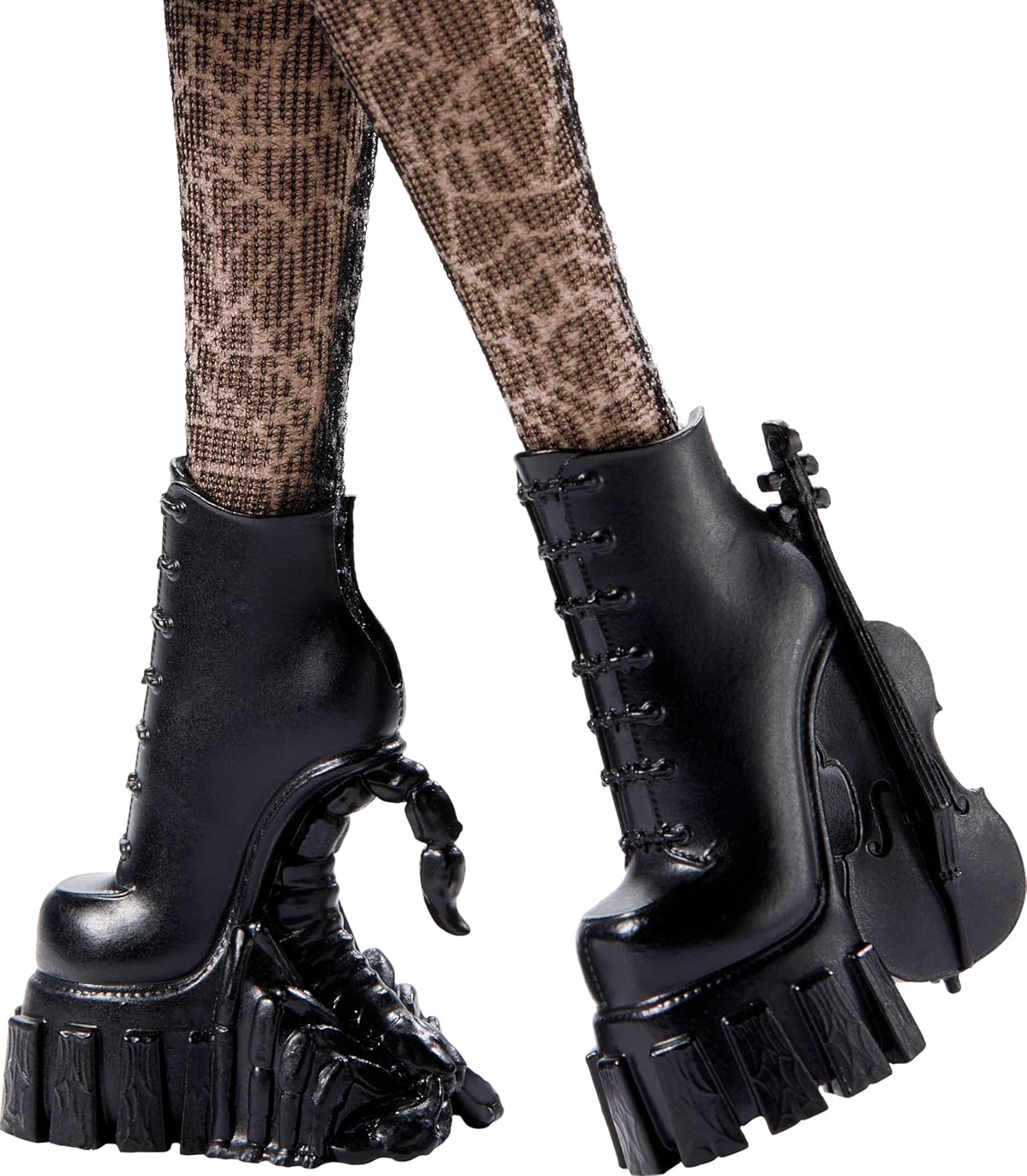 Monster High Wednesday Doll and Accessories, Wednesday Addams Collectible in Nevermore Academy Uniform with Thing and Backpack, Doll Stand