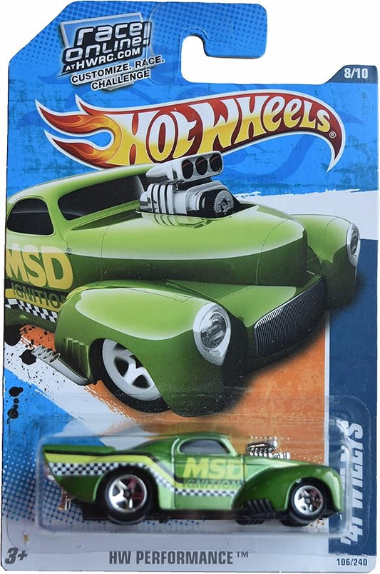 Hot Wheels '41 Willys, HW Performance 8/10 [Green] 106/240 Fashions for Home