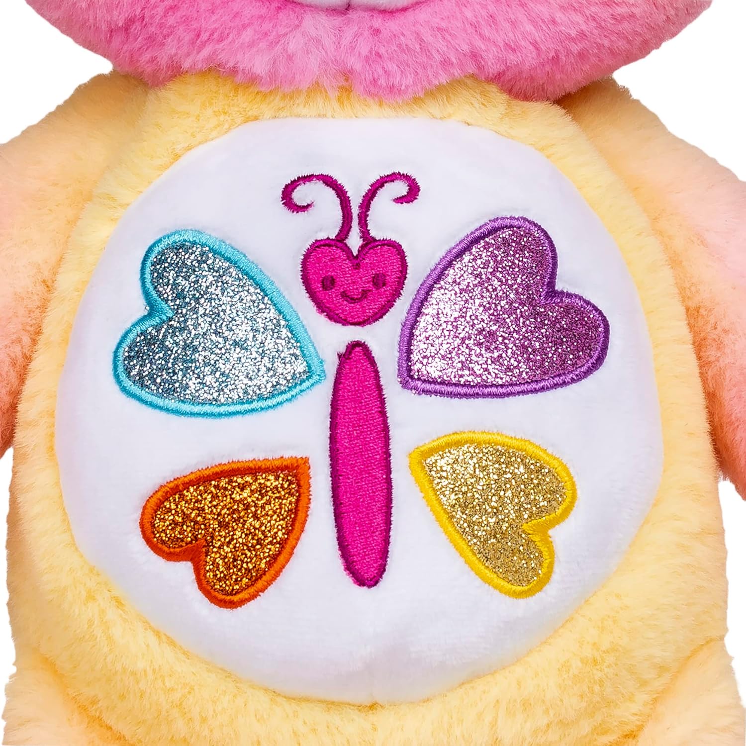 Basic Fun Care Bears | Calming Heart Bear (scented) 35cm Medium Plush | Collectable Cute Toy, Cuddly Toys for Children, Soft Toys for Girls Boys, Cute Teddies Suitable for Girls Boys Ages 4 22336