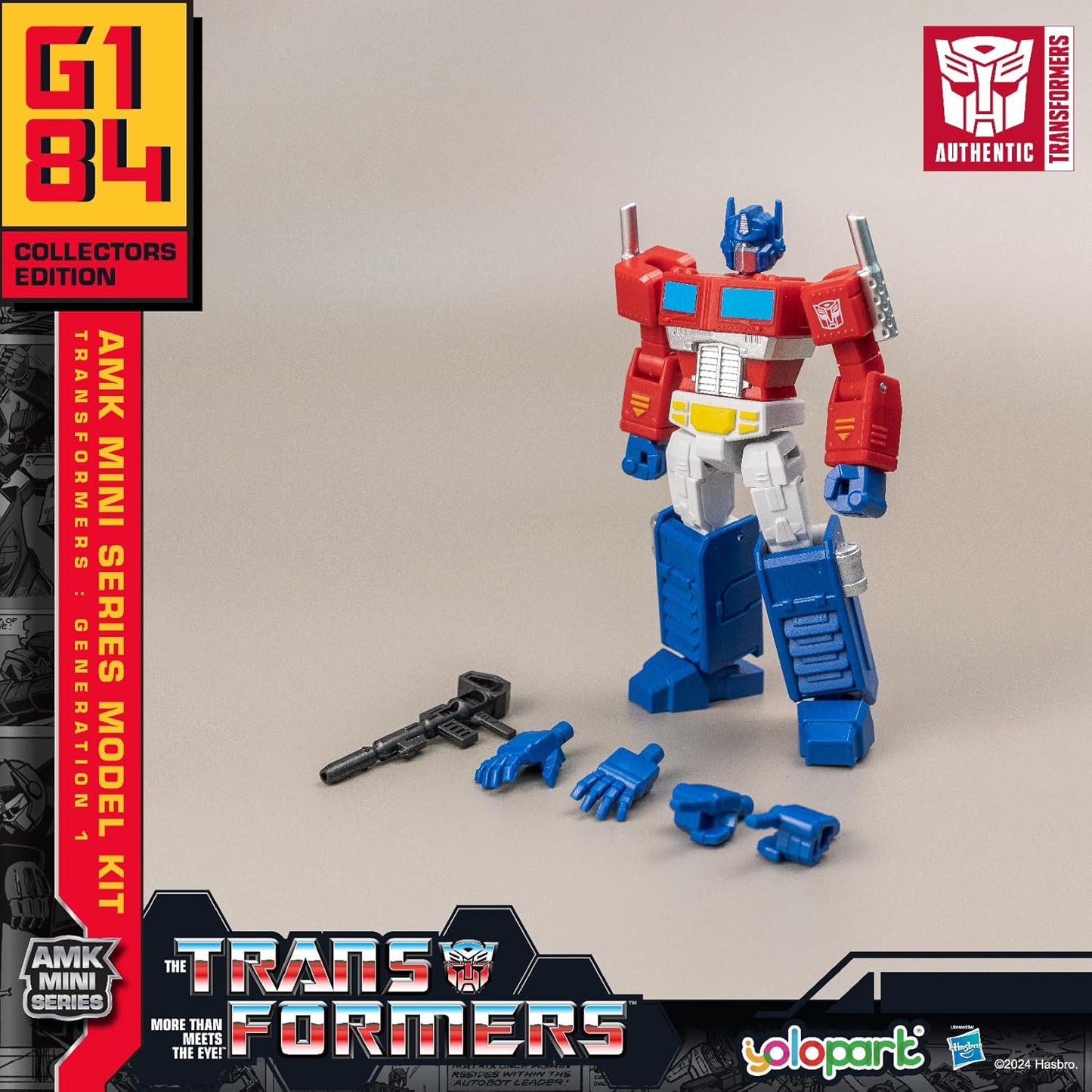 YOLOPARK Amkmini Optimus Prime Model Kits Transformer Toys Fashions for Home