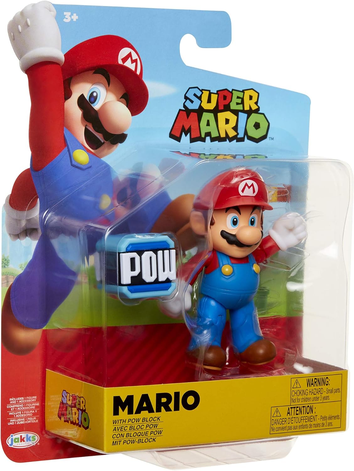 Super Mario World Of Nintendo 4 Inch Action Figure Wave 21 - Mario Fashions for Home