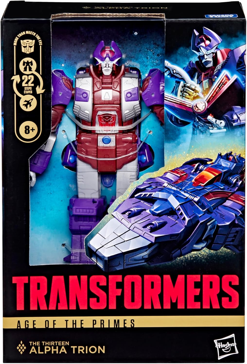 Transformers Age of The Primes The Thirteen Alpha Trion, Voyager Class 7-Inch Converting Action Figure, Robot Toys for Ages 8+