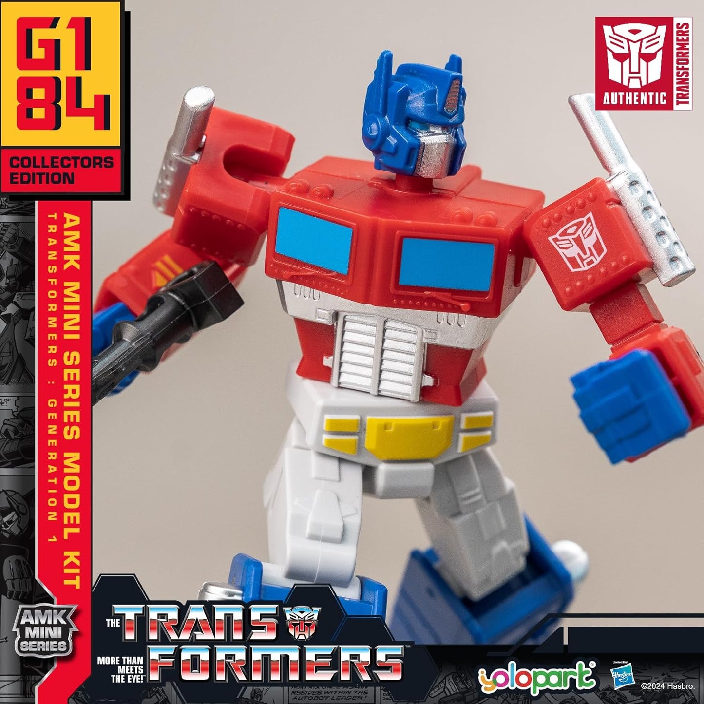 YOLOPARK Amkmini Optimus Prime Model Kits Transformer Toys Fashions for Home
