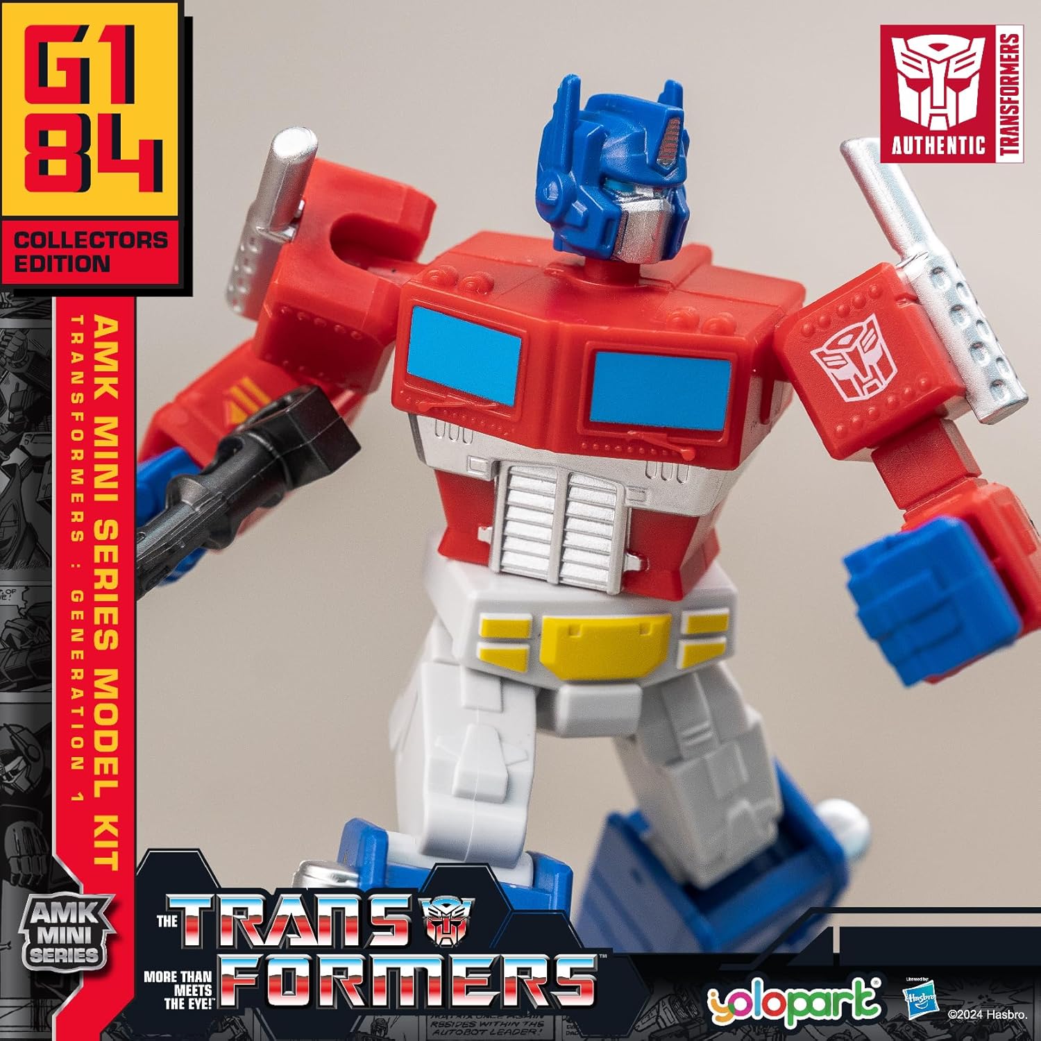 YOLOPARK Amkmini Optimus Prime Model Kits Transformer Toys Fashions for Home