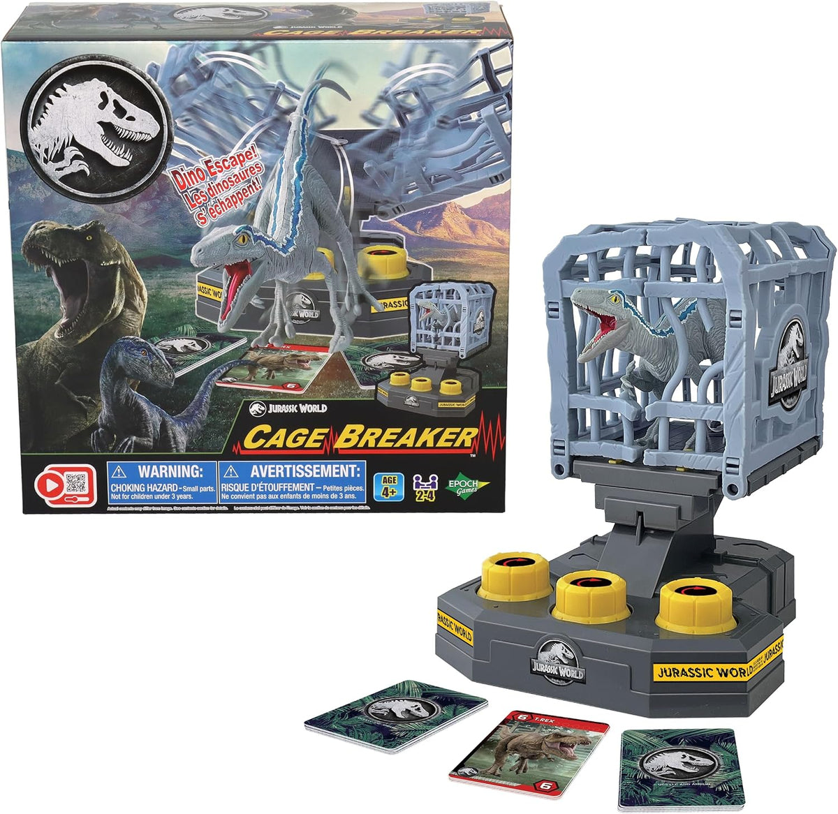 EPOCH Games - Jurassic World - Cage Breaker Tabletop Game
