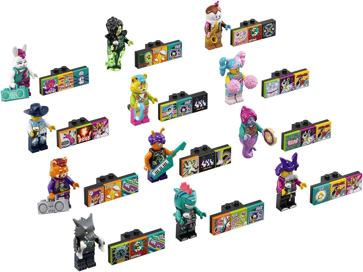 LEGO VIDIYO Bandmates 43101 Building Kit; Creative Boys and Girls Will Love Directing, Producing and Starring in Exciting Music Videos; A Fun Range of Musical Stars for Kids to Collect, New 2021