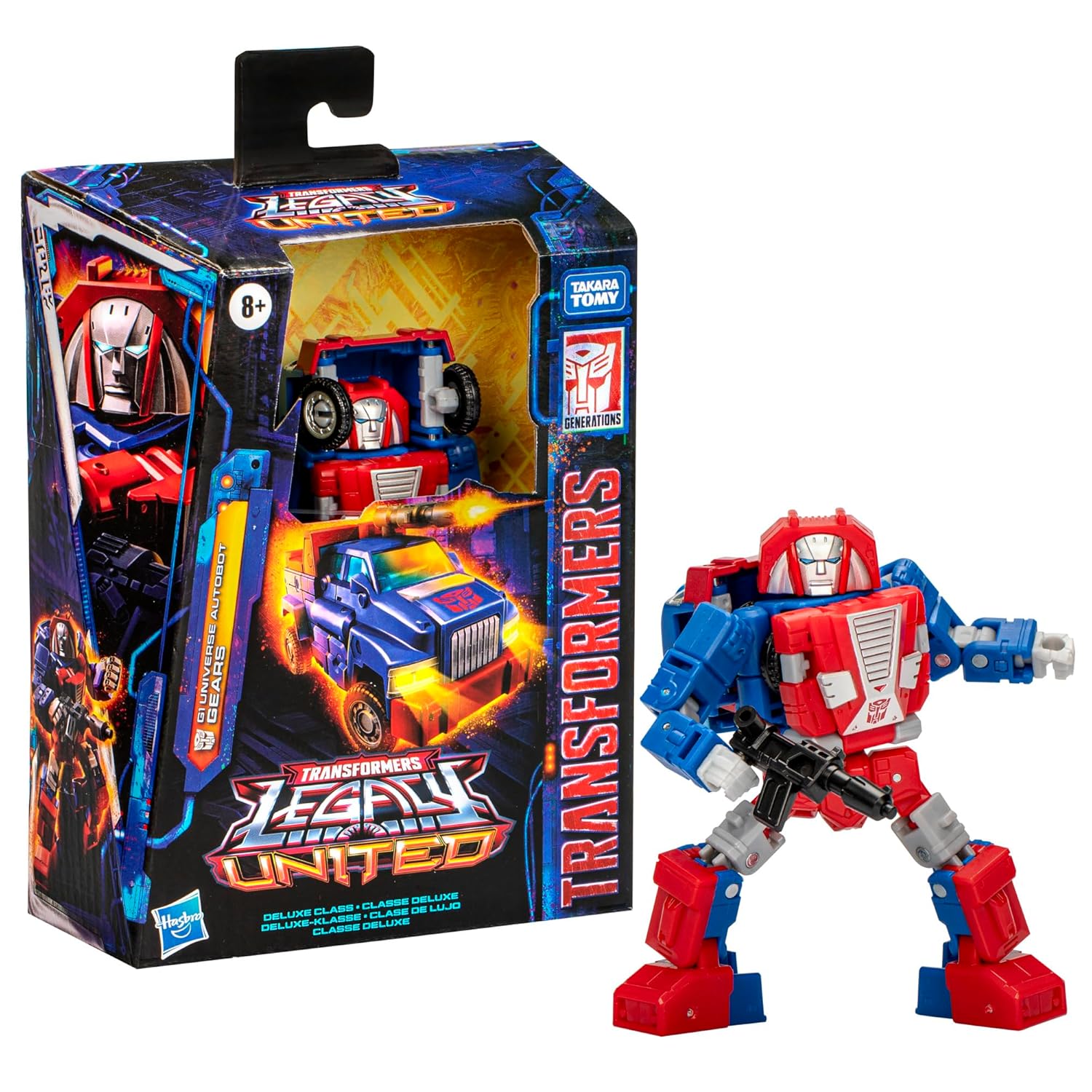 Transformers Legacy United Deluxe Class G1 Universe Autobot Gears, 5.5-inch - Fashions for Home