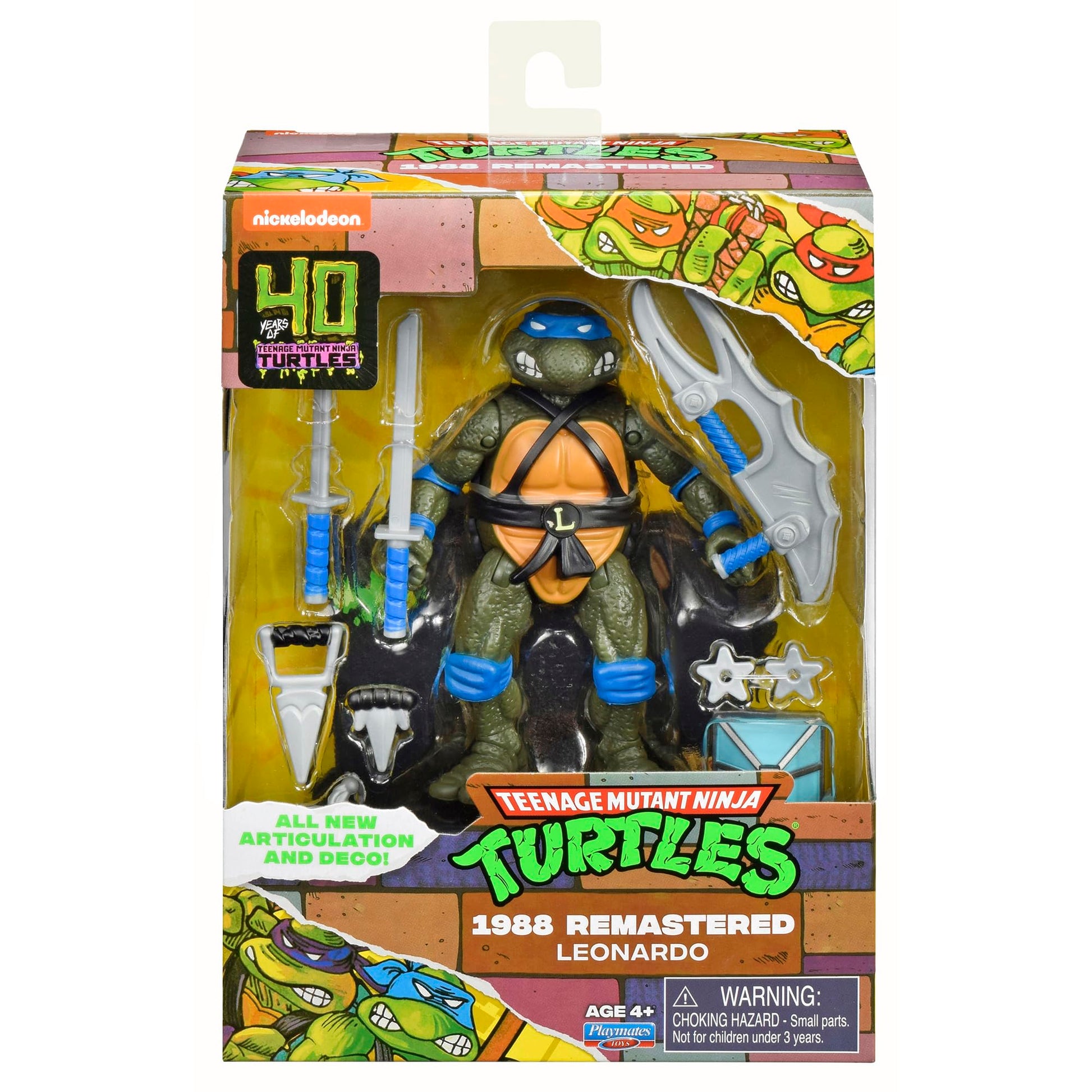 Teenage Mutant Ninja Turtles: 4” Remastered Leonardo Fashions for Home