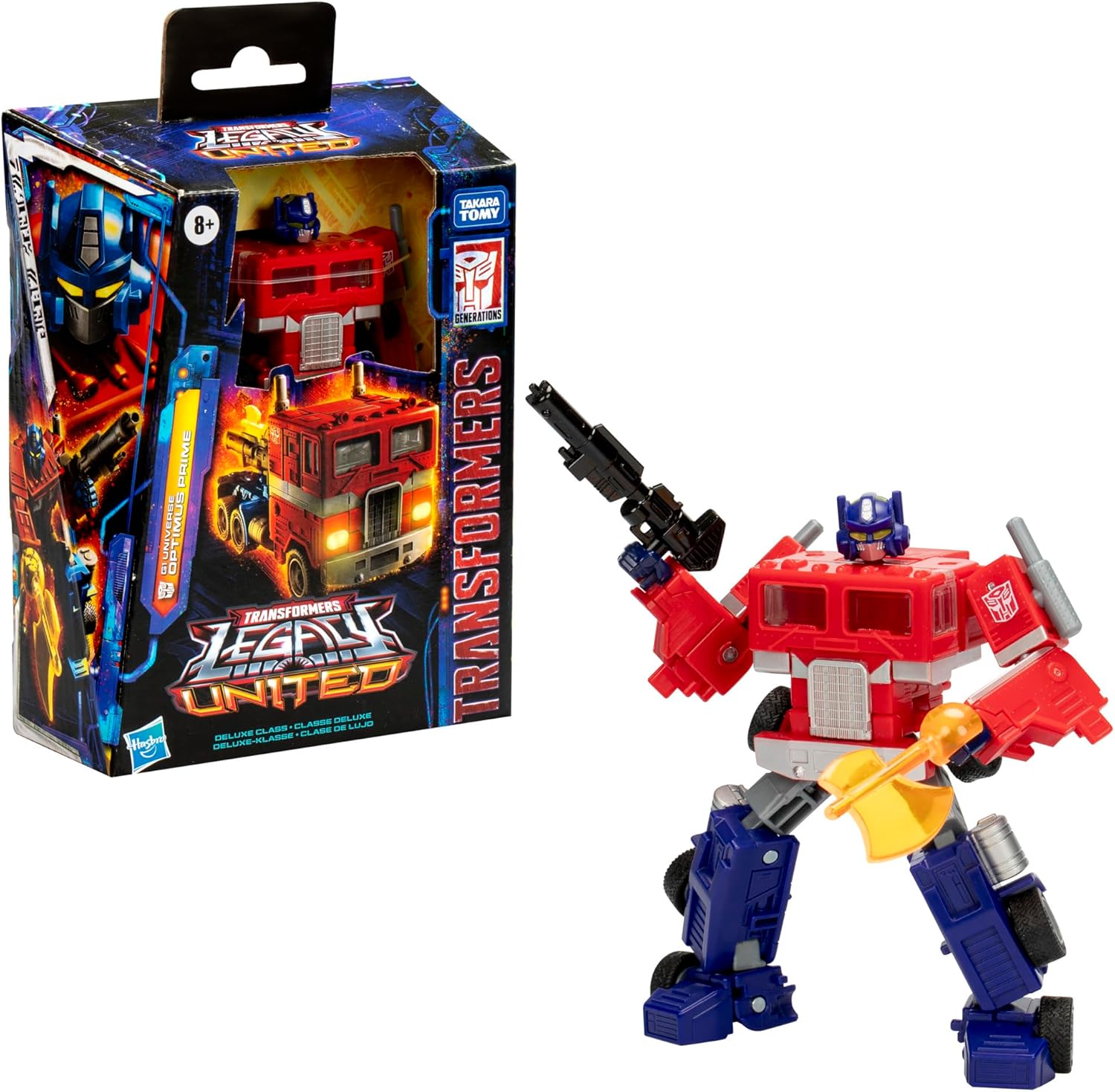 Transformers Legacy United Deluxe Class G1 Universe Optimus Prime, 5.5-inch - Fashions for Home
