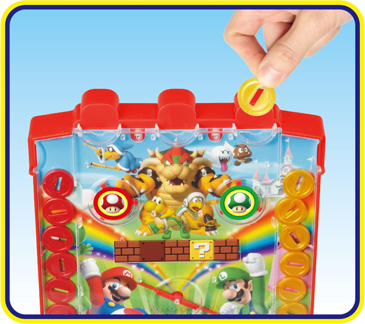 EPOCH Games - Super Mario Lucky Coin Game Tabletop Game - Kids Family Board