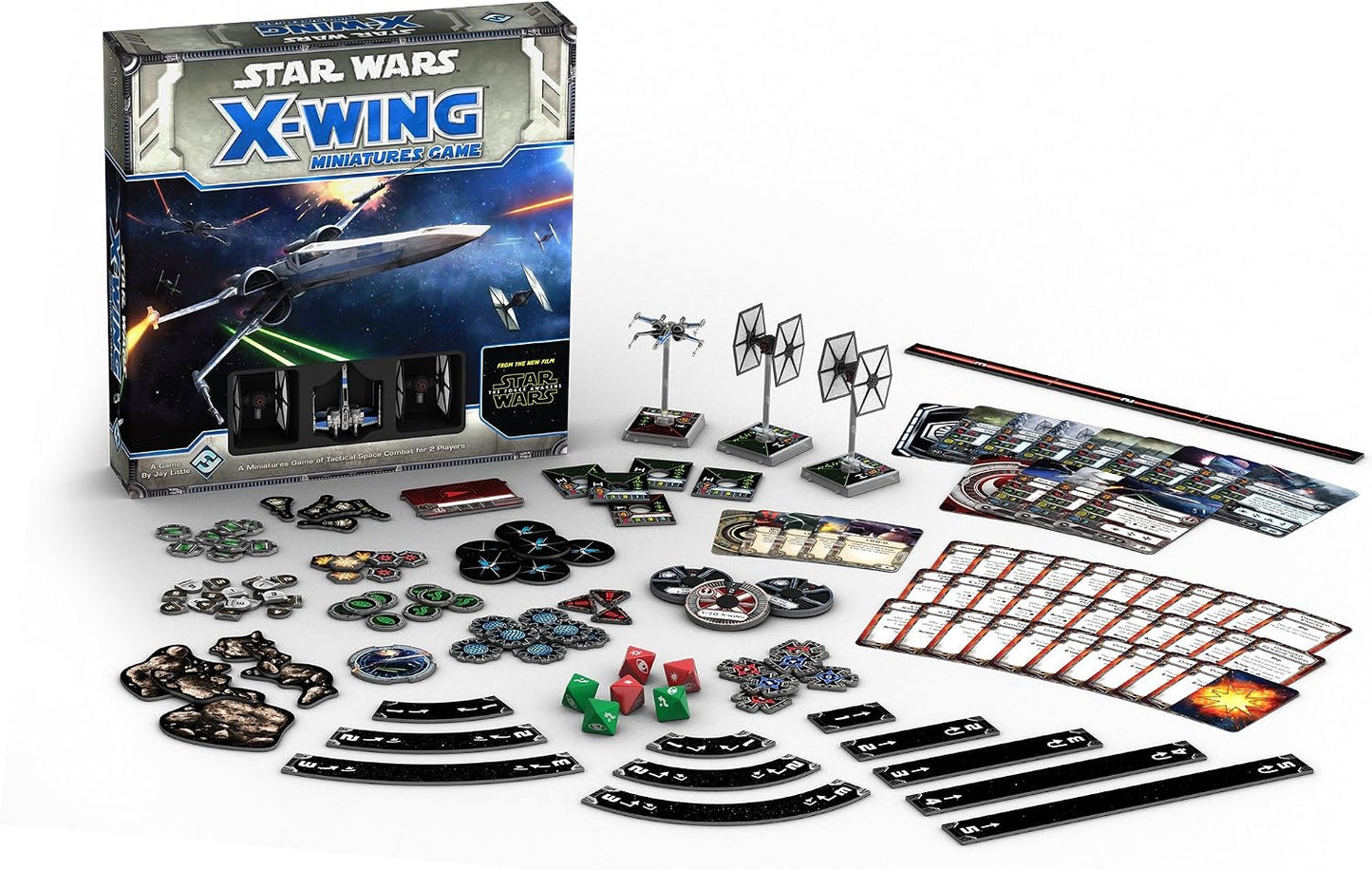 Star Wars X-Wing 1st Edition Miniatures Game The Force Awakens CORE SET - Epic Space Battles! Strategy Game for Kids & Adults, Ages 14+, 2 Players, 30-45 Minute Playtime, Made by Atomic Mass Games