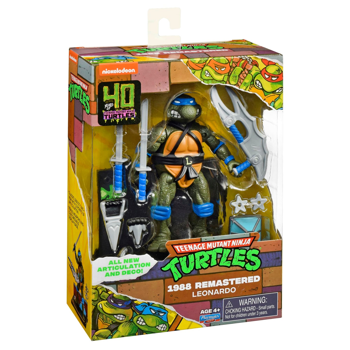 Teenage Mutant Ninja Turtles: 4” Remastered Leonardo Fashions for Home