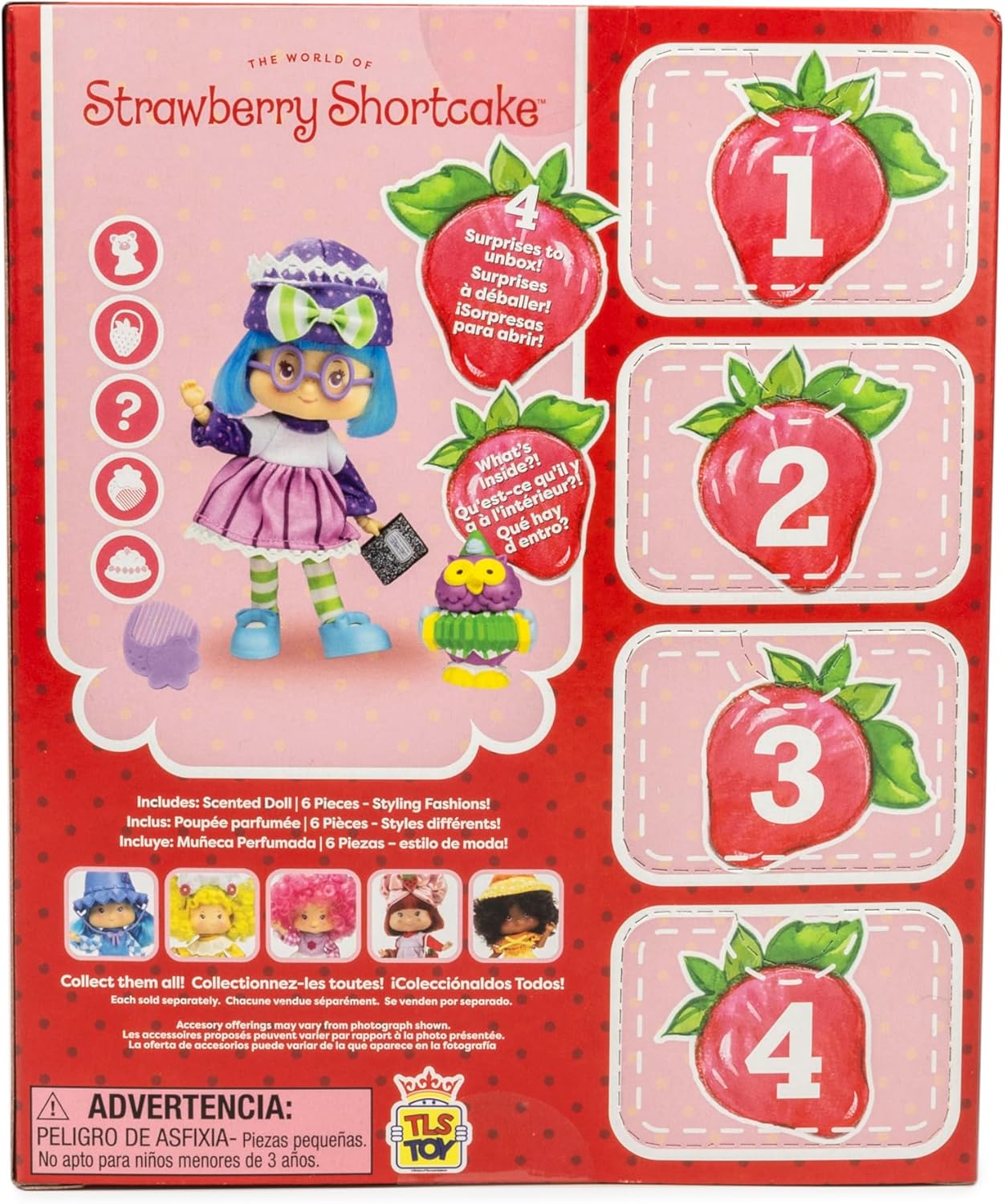 The Loyal Subjects - Strawberry Shortcake - 5.5in Plum Pudding Fashion Doll
