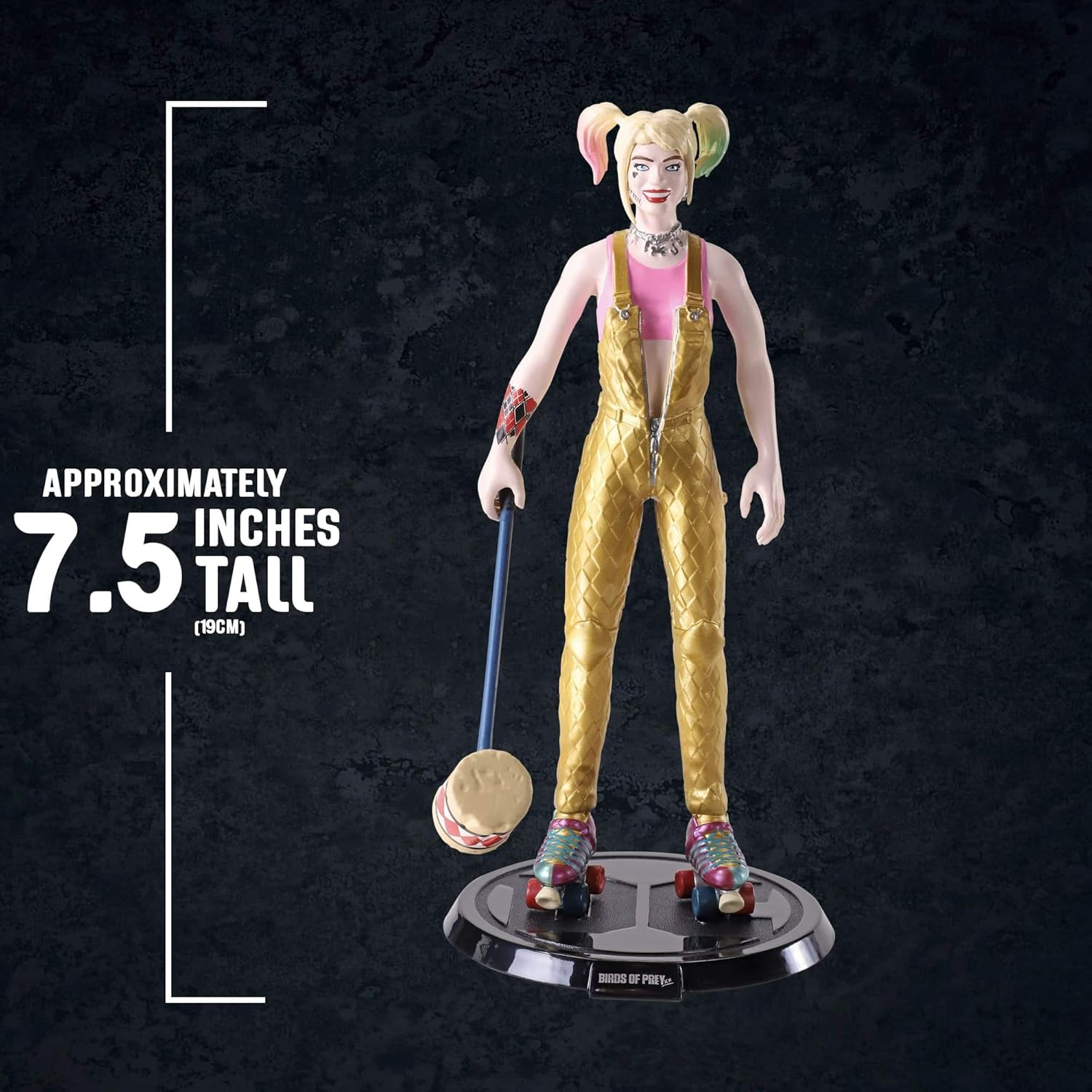 BendyFigs DC Movies Harley Quinn BOP with Mallet