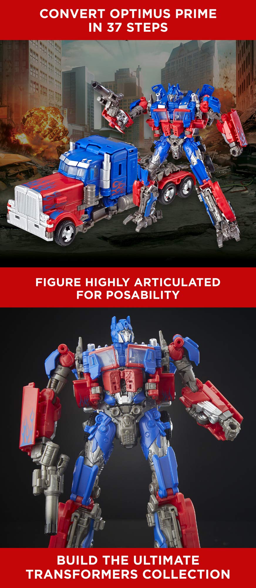Transformers TRA GEN Studio Series Voyager Opt Prime Fashions for Home