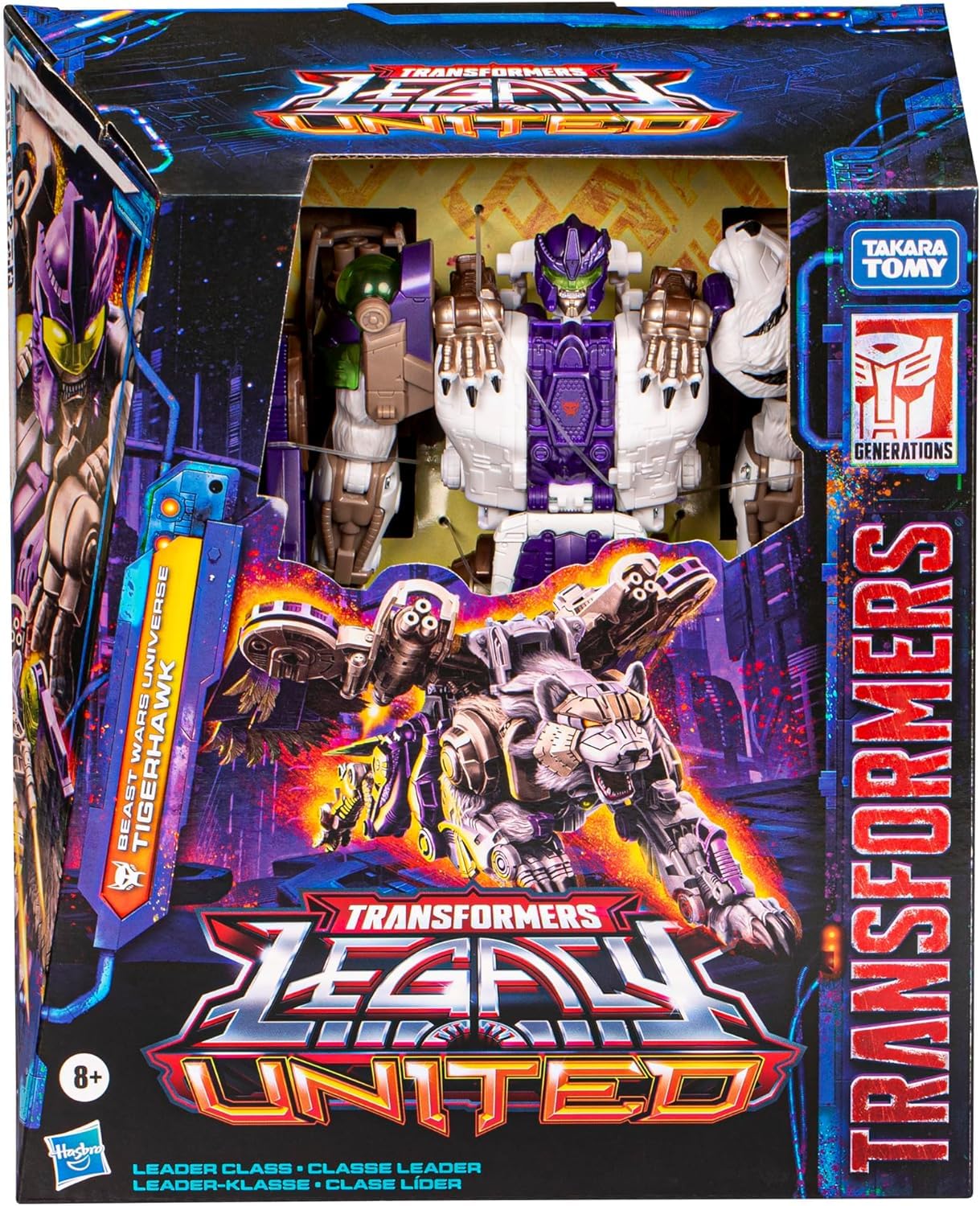 Transformers Generations Legacy United Leader Class figurine Beast Wars Universe Tigerhawk 19 cm Fashions for Home