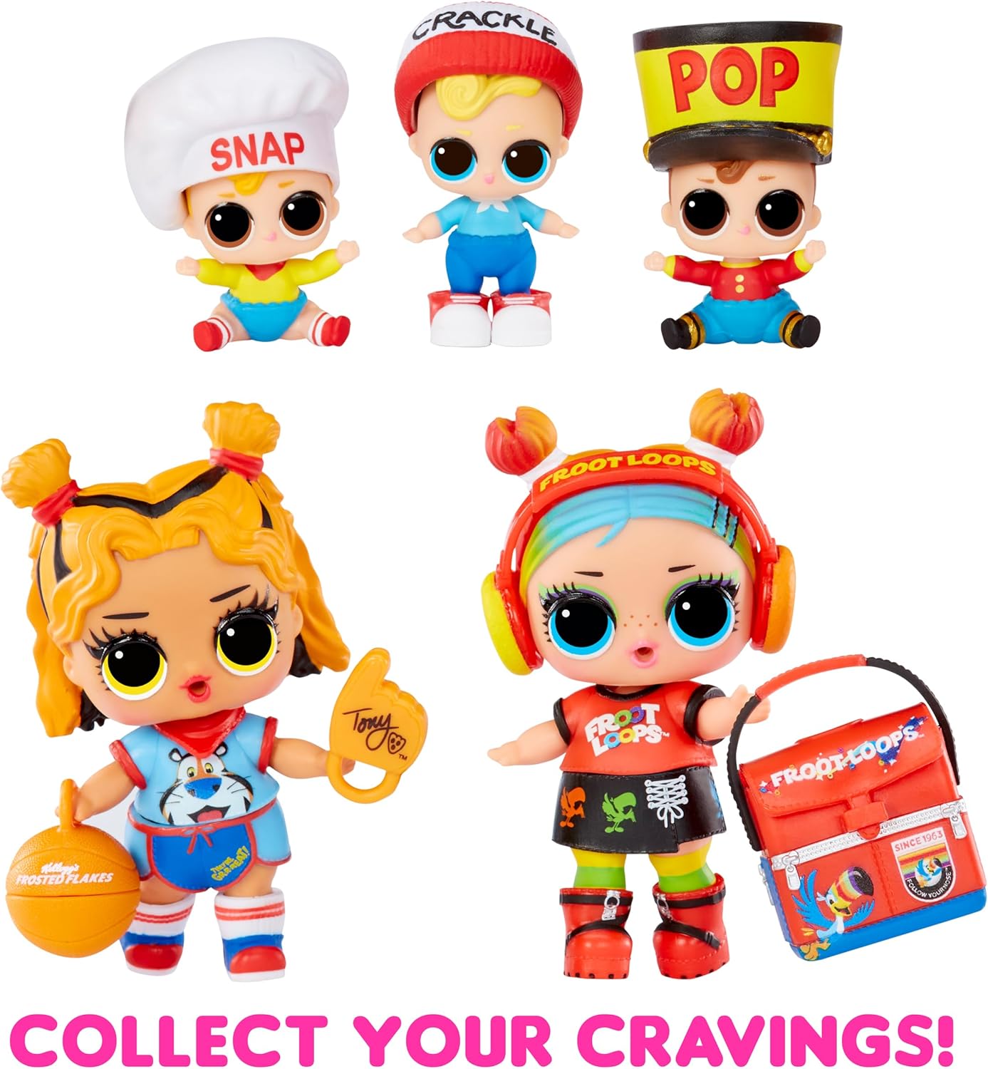 LOL Surprise Loves Mini Sweets S3 Deluxe Kellogg's 4 Dolls - Fashions for Home