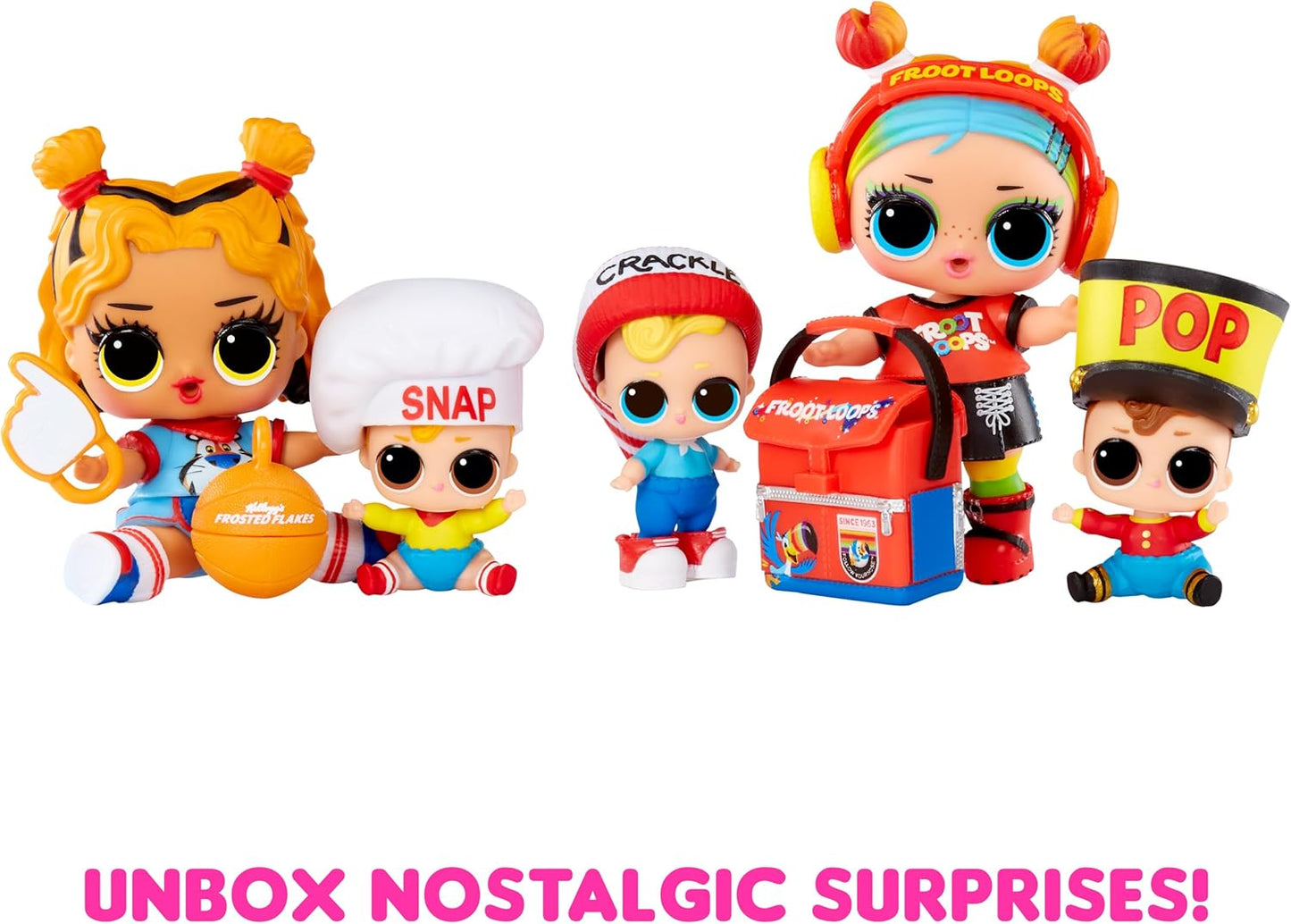 LOL Surprise Loves Mini Sweets S3 Deluxe Kellogg's 4 Dolls - Fashions for Home