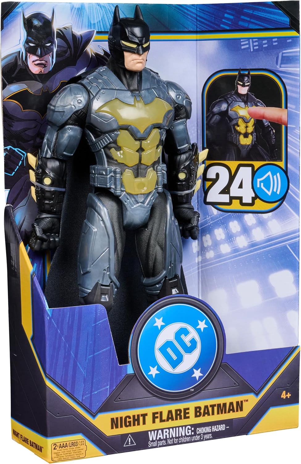 DC Comics Batman Night Flare Action Figure, 12-Inch