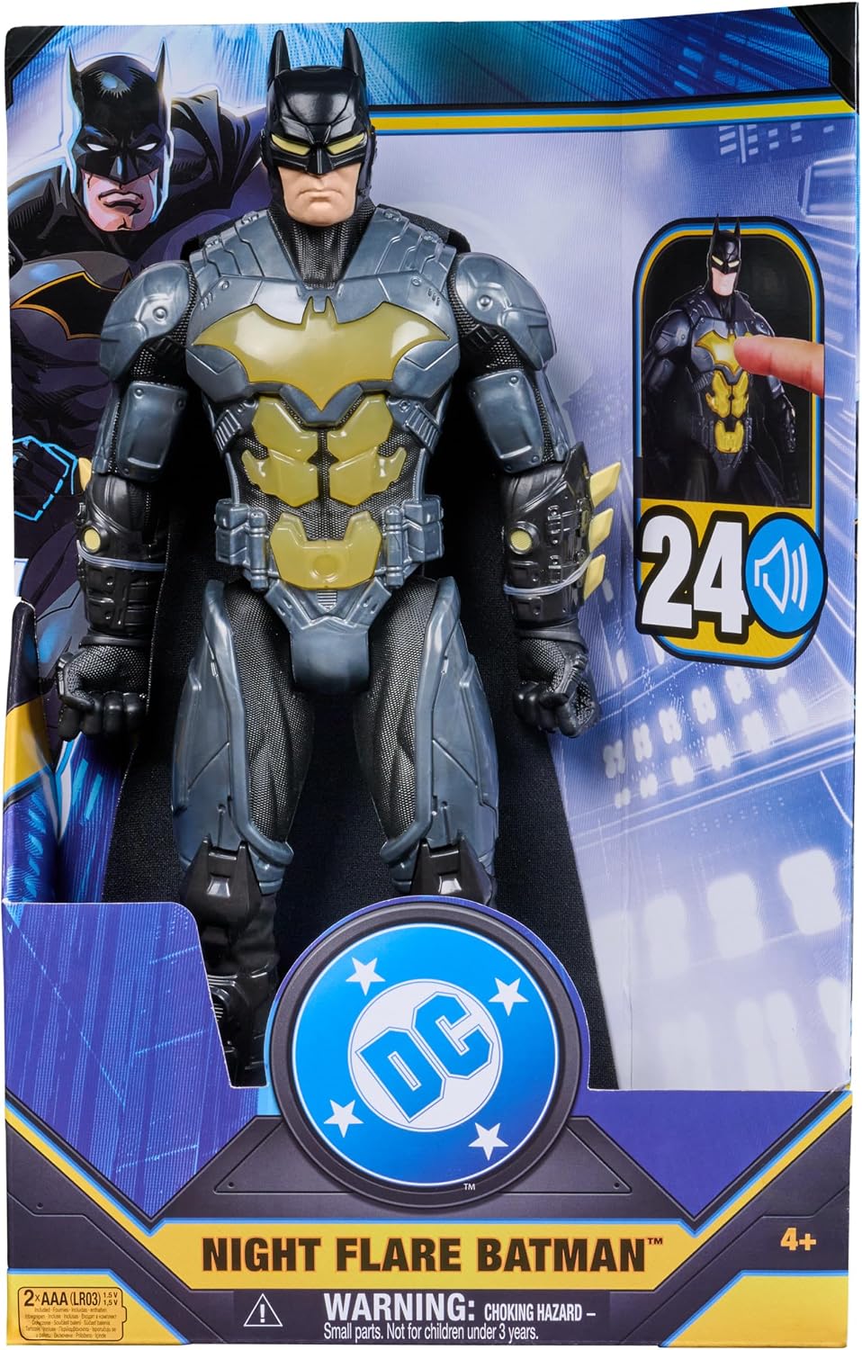 DC Comics Batman Night Flare Action Figure, 12-Inch