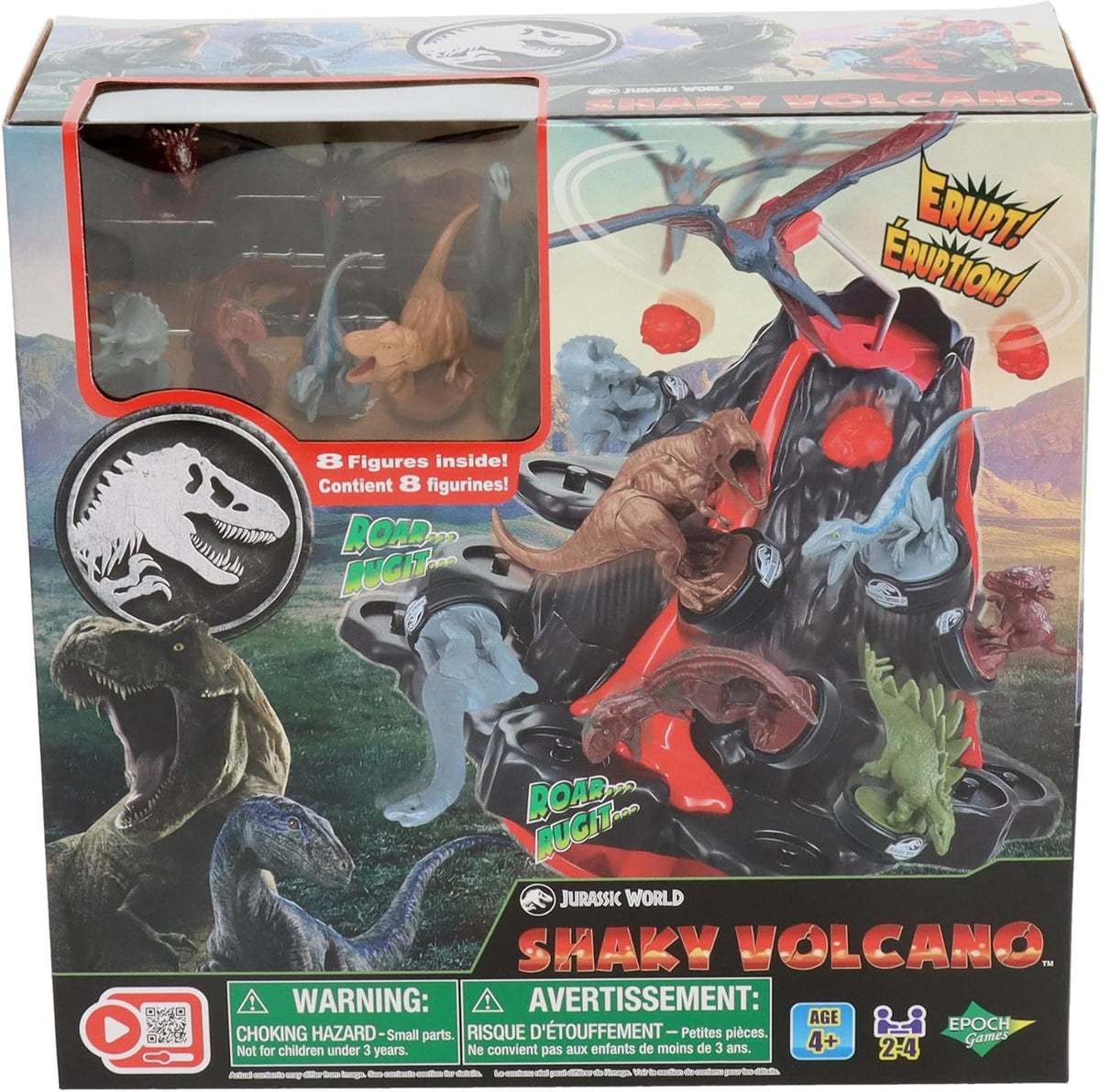 EPOCH Games - Jurassic World - Shaky Volcano Tabletop Game