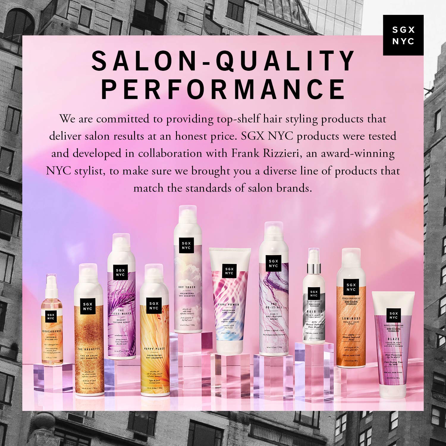 SGX NYC Brunette Dry Shampoo - 6.5 Oz - For Darker Hair Colors Or Roots - Instantly Revitalizes and Refreshes Hair for Volume Fashions for Home