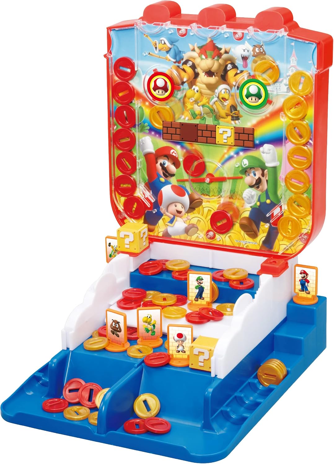 EPOCH Games - Super Mario Lucky Coin Game Tabletop Game - Kids Family Board