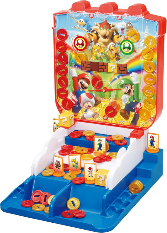 EPOCH Games - Super Mario Lucky Coin Game Tabletop Game - Kids Family Board