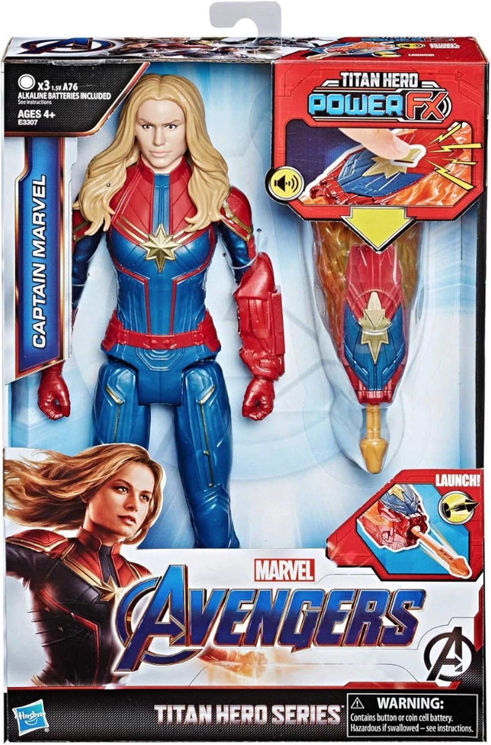 Avengers Marvel Endgame Titan Hero Power Fx Captain Marvel
