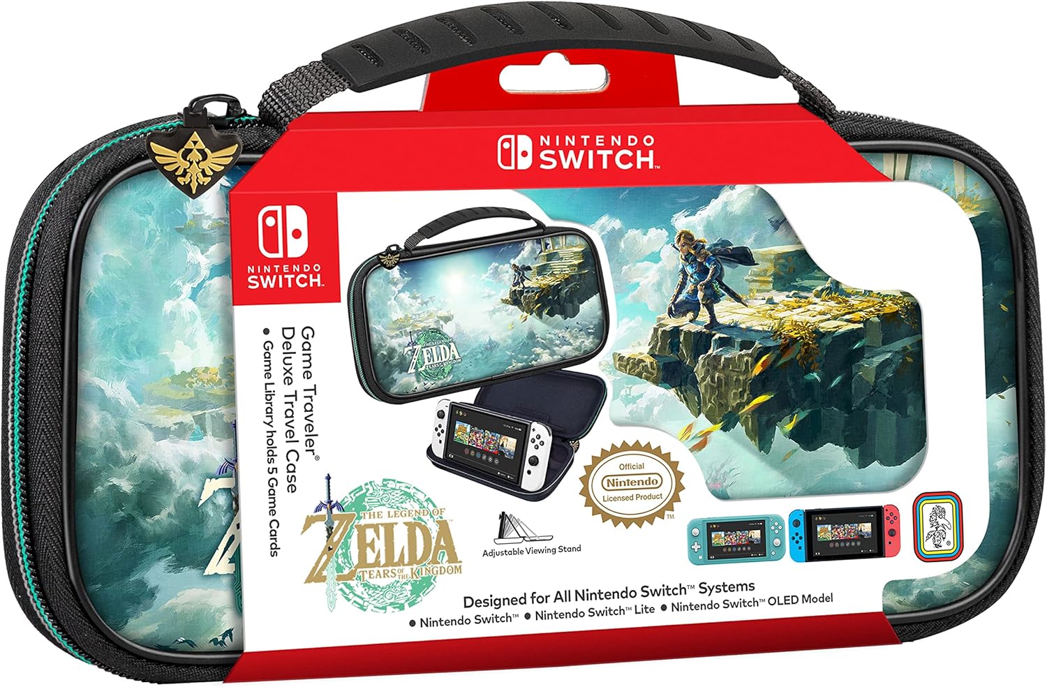RDS NSW Deluxe Travel Case Zelda Tears of the Kingdom