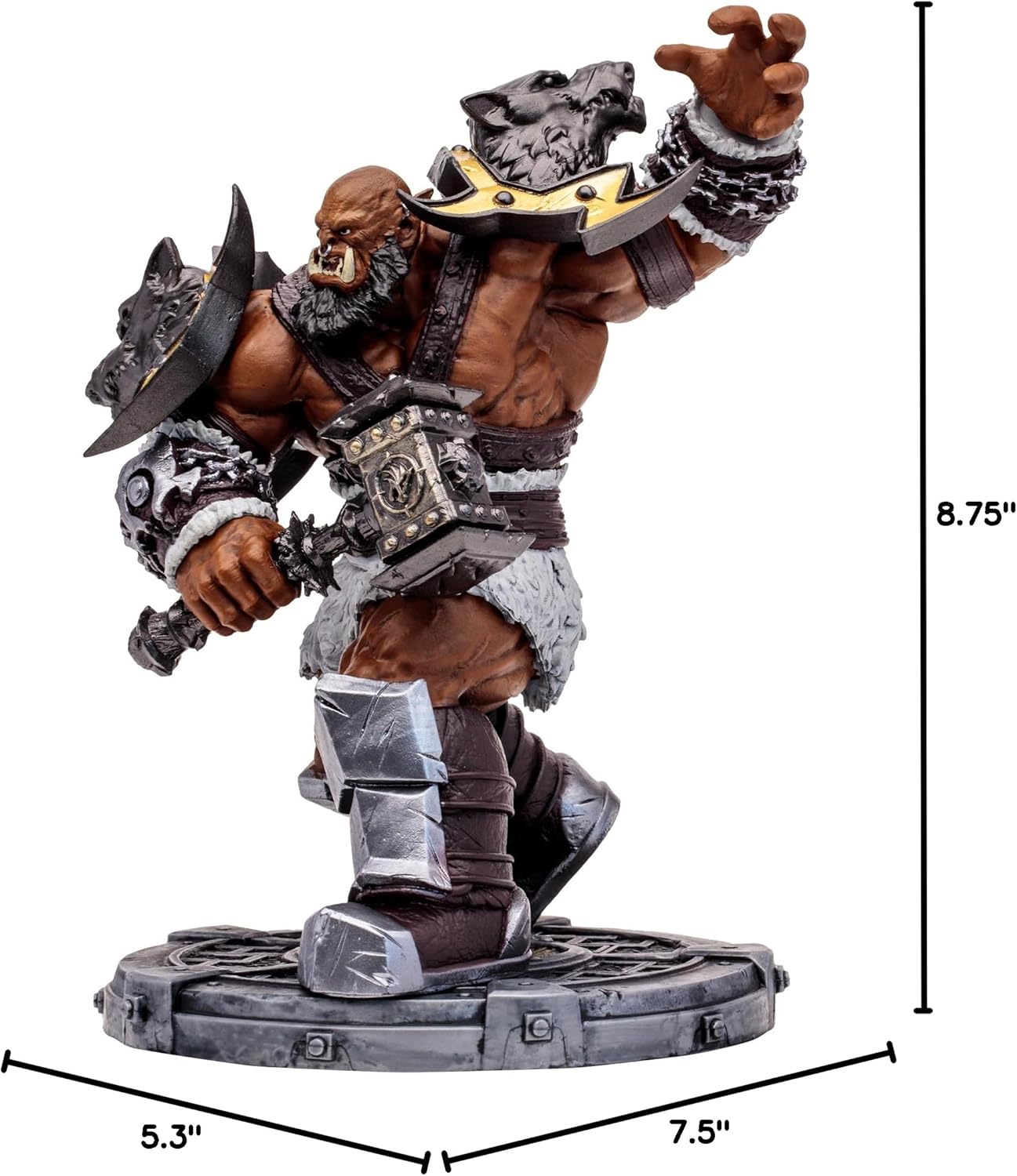 McFarlane Toys - World of Warcraft Orc: Warrior/Shaman (Epic) 1:12 Scale Posed Figure McFarlane Toys