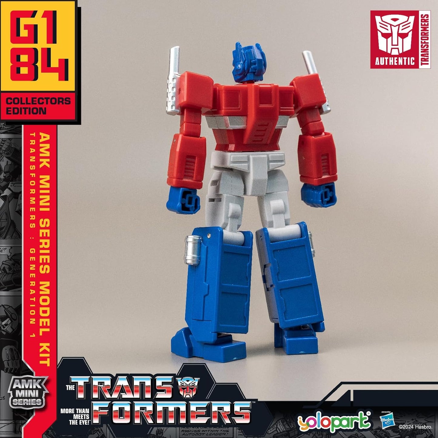 YOLOPARK Amkmini Optimus Prime Model Kits Transformer Toys Fashions for Home