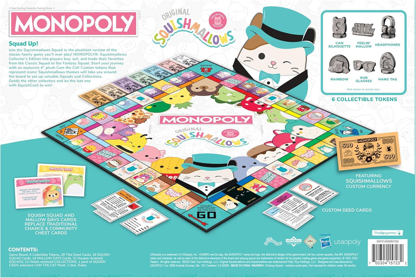 MONOPOLY: Original Squishmallows Collector's Edition Fashions for Home