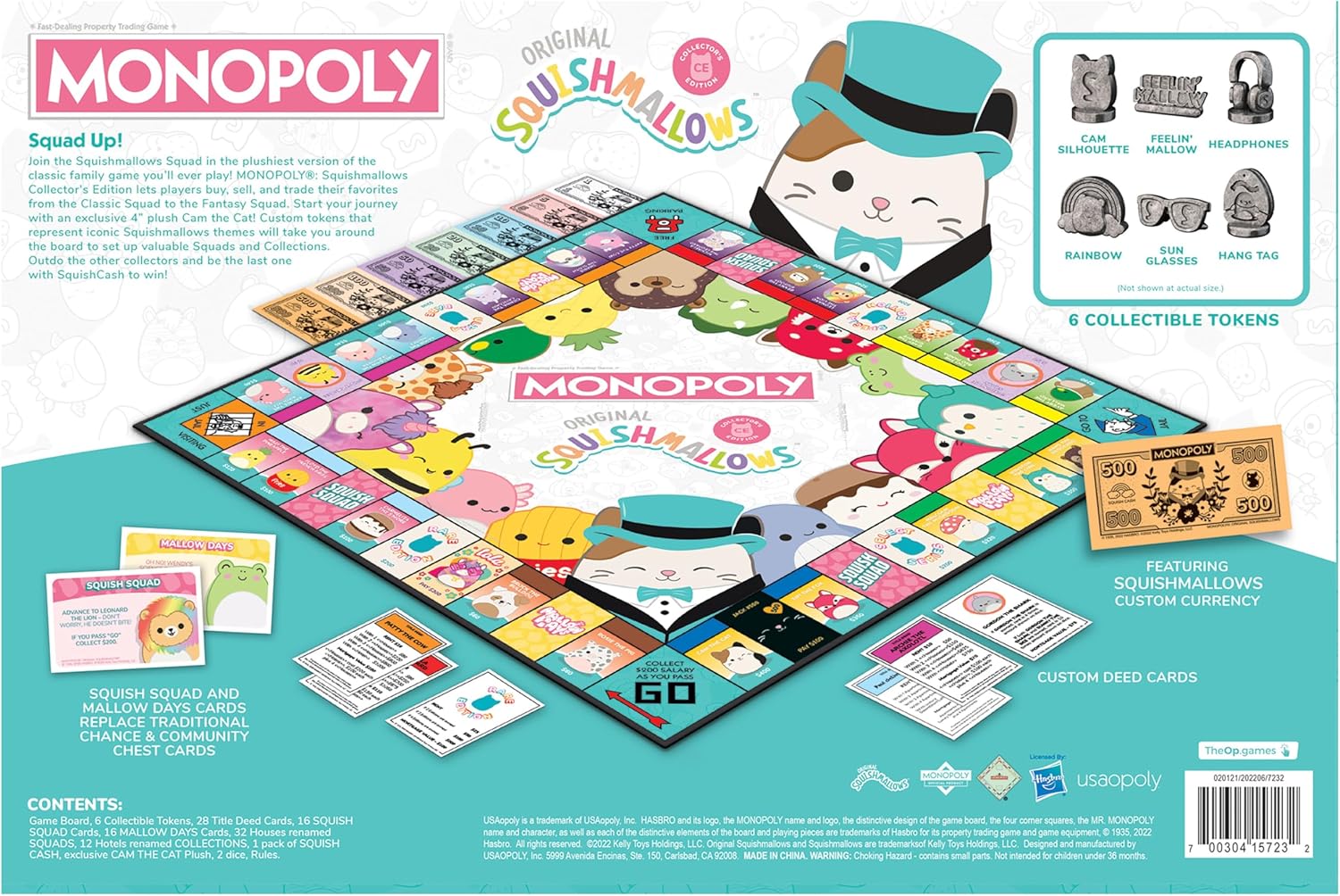 MONOPOLY: Original Squishmallows Collector's Edition Fashions for Home