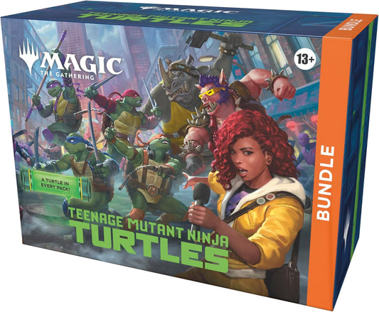 Magic: The Gathering | Teenage Mutant Ninja Turtles - Bundle | 9 Play Boosters, 30 Lands, Foil Alt-Art Promo Card Fashions for Home