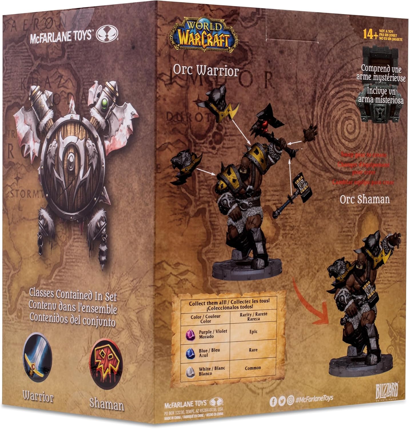 McFarlane Toys - World of Warcraft Orc: Warrior/Shaman (Epic) 1:12 Scale Posed Figure McFarlane Toys