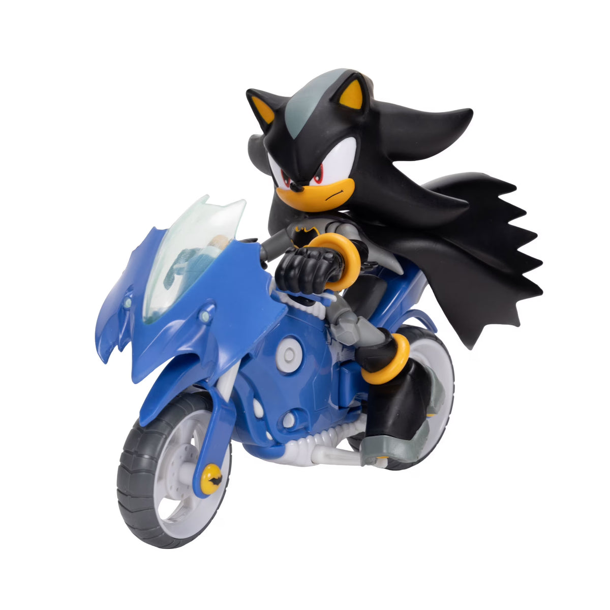 Sonic X DC Shadow As Batman 5 inch Scale Action Figure with Batcycle Vehicle Fashions for Home