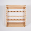 18 bottle wall wine rack/wine rack with glass holder/PINE/Solid wood /Home wine rack//Living room wine rack