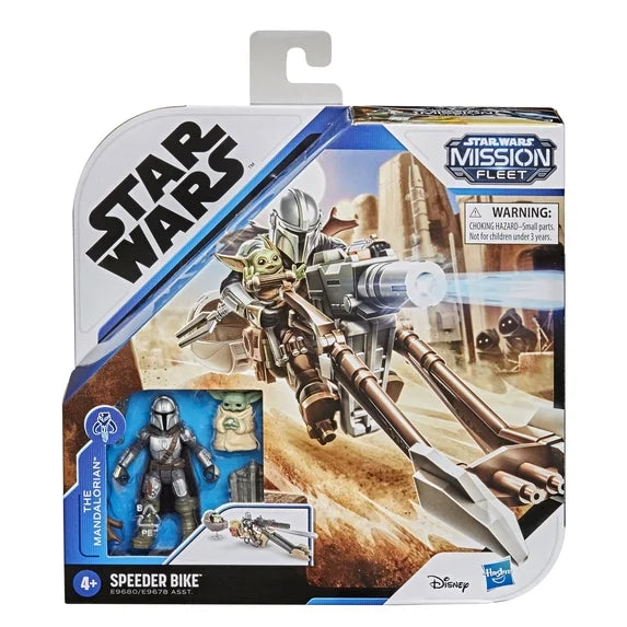 Star Wars: Mission Fleet The Mandalorian Speeder Bike Toy Action Figure for Boys and Girls (8”) Fashions for Home