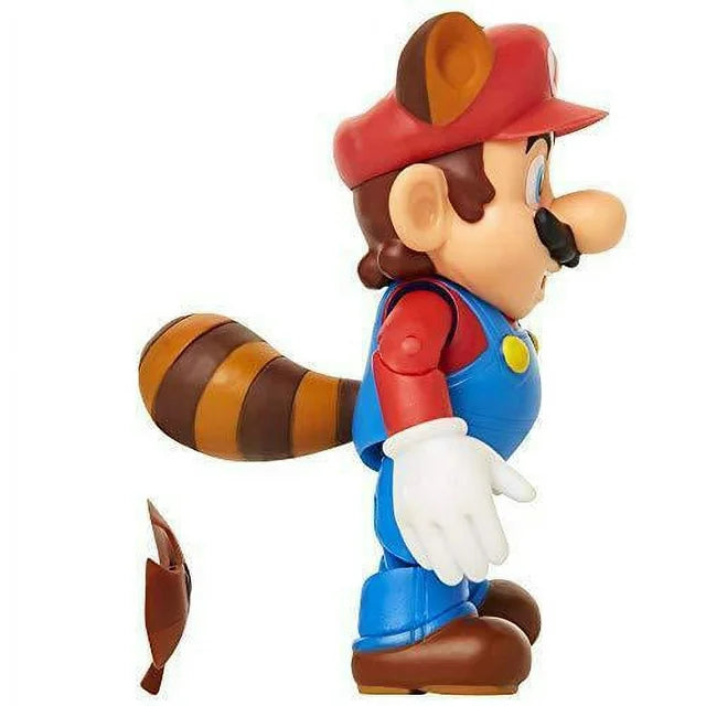 Nintendo Super Mario Raccoon Mario With Super Leaf Action Figure Set Fashions for Home