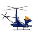 Whirlybat: Batman's Aerial Pursuit Copter (DC Super Powers) Vehicle - McFarlane Toys