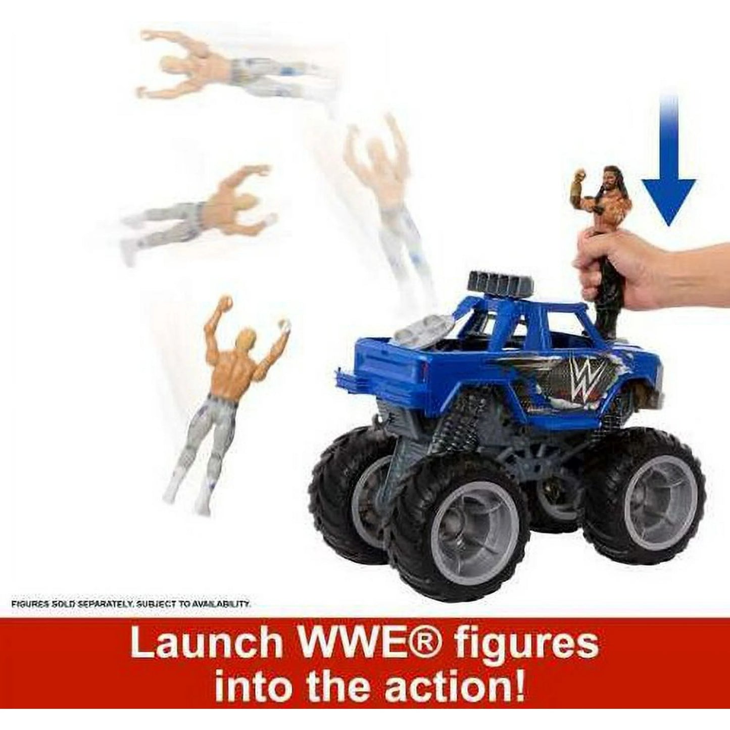 Mattel WWE Vehicle Wrekkin Slam Crusher Monster Truck Fashions for Home
