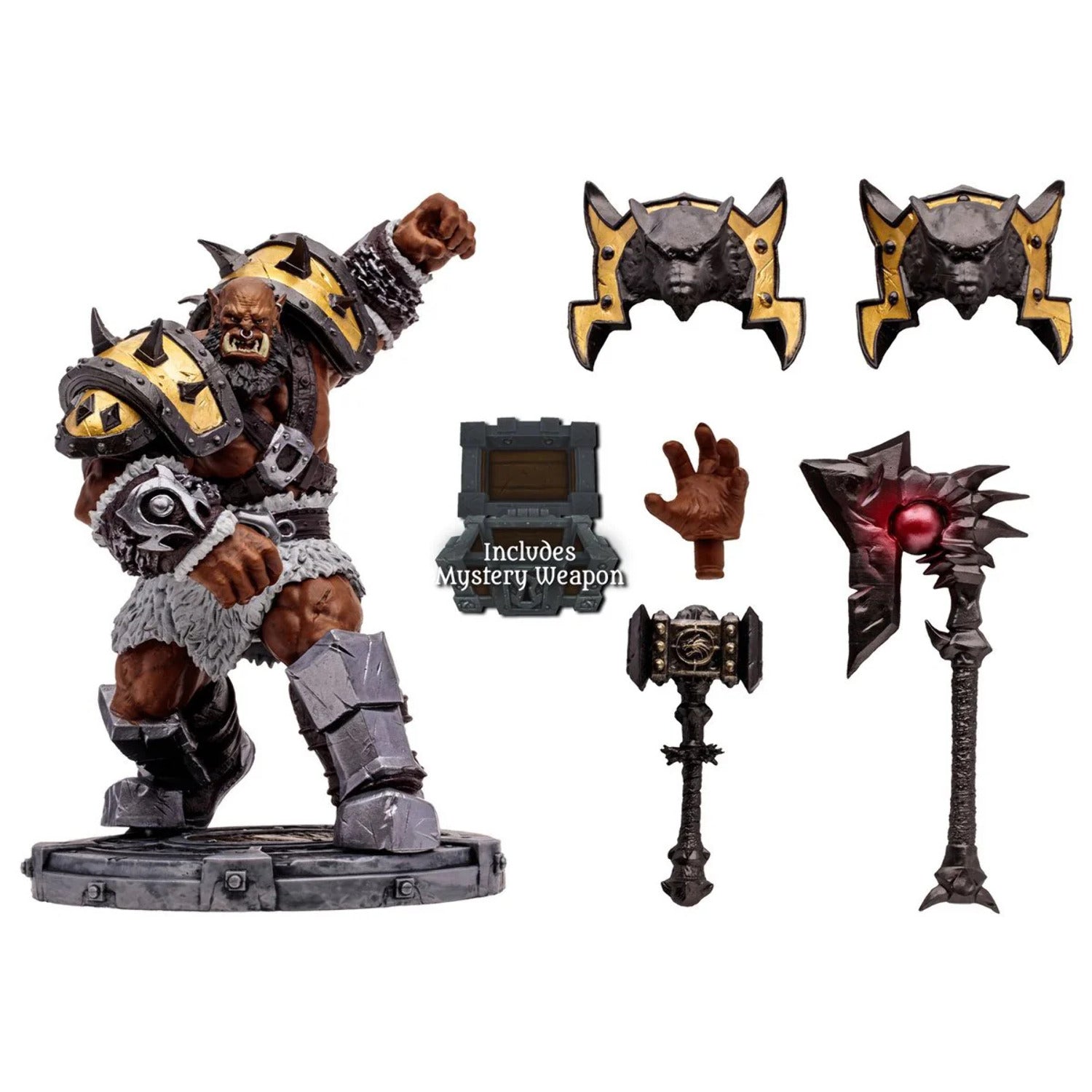 McFarlane - World of Warcraft - 1:12 Posed Figure - Orc: Shaman / Warrior (Epic), McFarlane Toys, Gifts McFarlane Toys