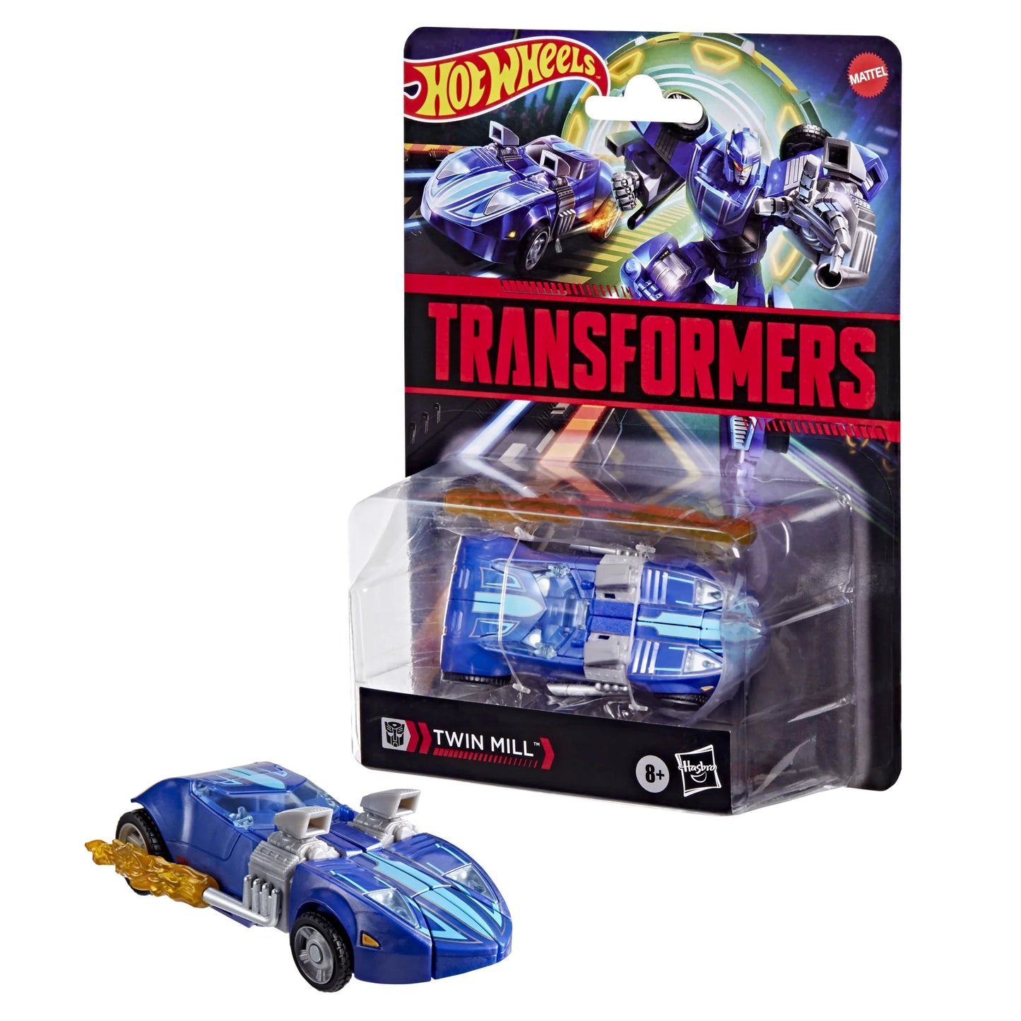 Transformers Toys Hot Wheels® x Transformers 5" Twin Mill Action Figure, 8+ Fashions for Home
