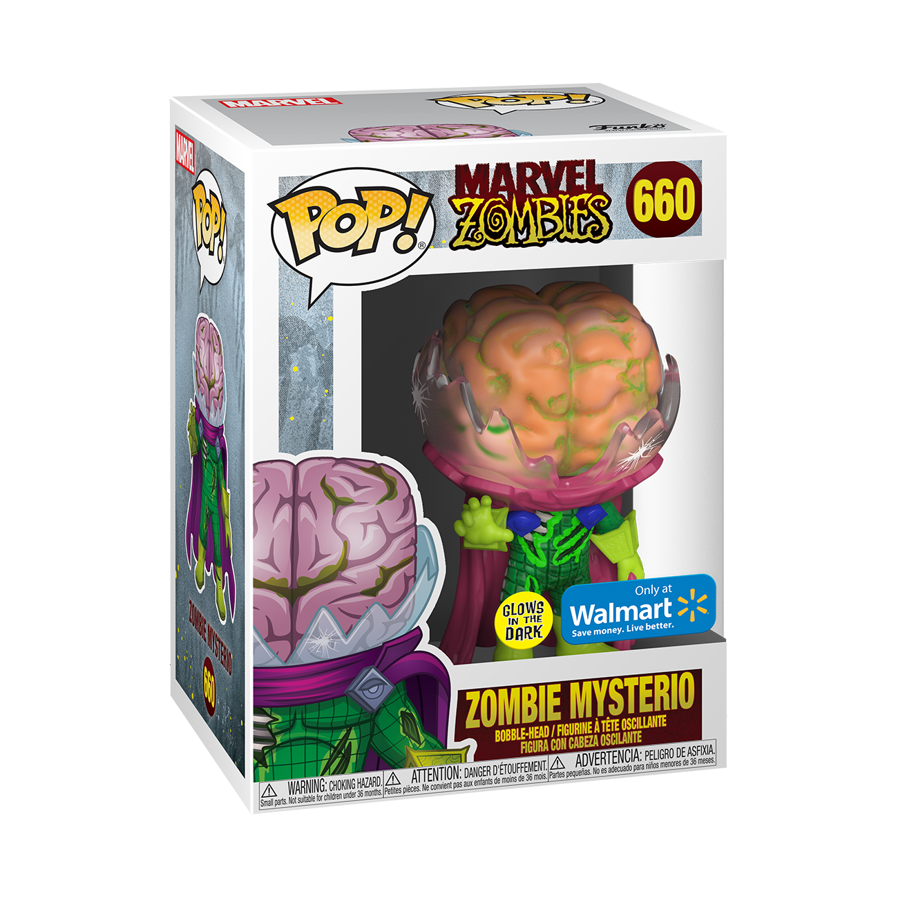 Funko POP! Marvel: Marvel Zombies - Mysterio (Glow) - Walmart Exclusive