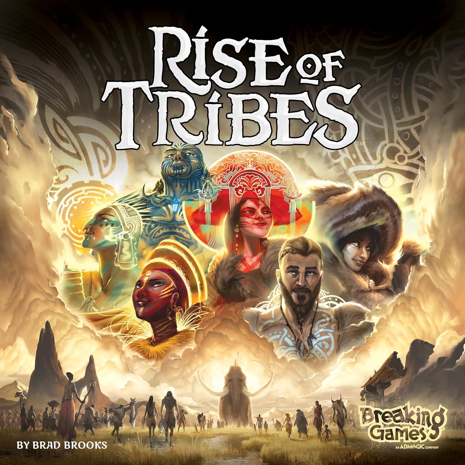 Rise of Tribes Strategy Board Game - Build, Explore, Dominate - Perfect for Family Game Nights and Board Game Enthusiasts